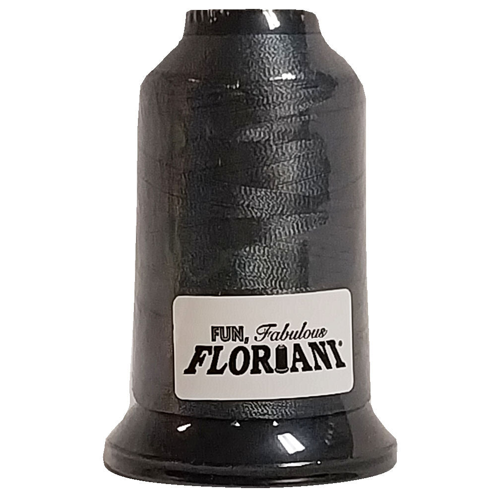 Floriani 40wt Polyester Thread 0488 Dark Gray  1000m
