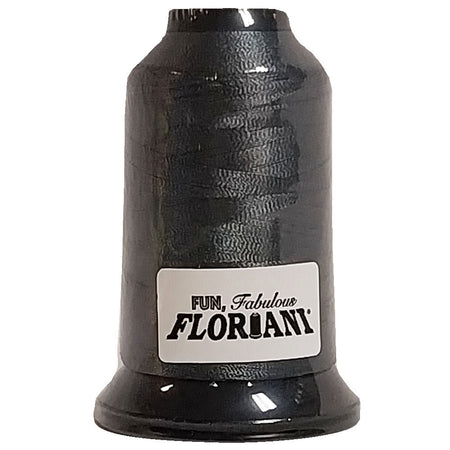 Floriani 40wt Polyester Thread 0488 Dark Gray  1000m