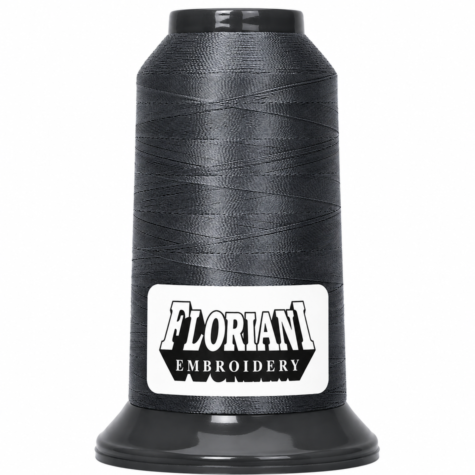 0489 Charcoal Gray  - Floriani 40wt Polyester Thread