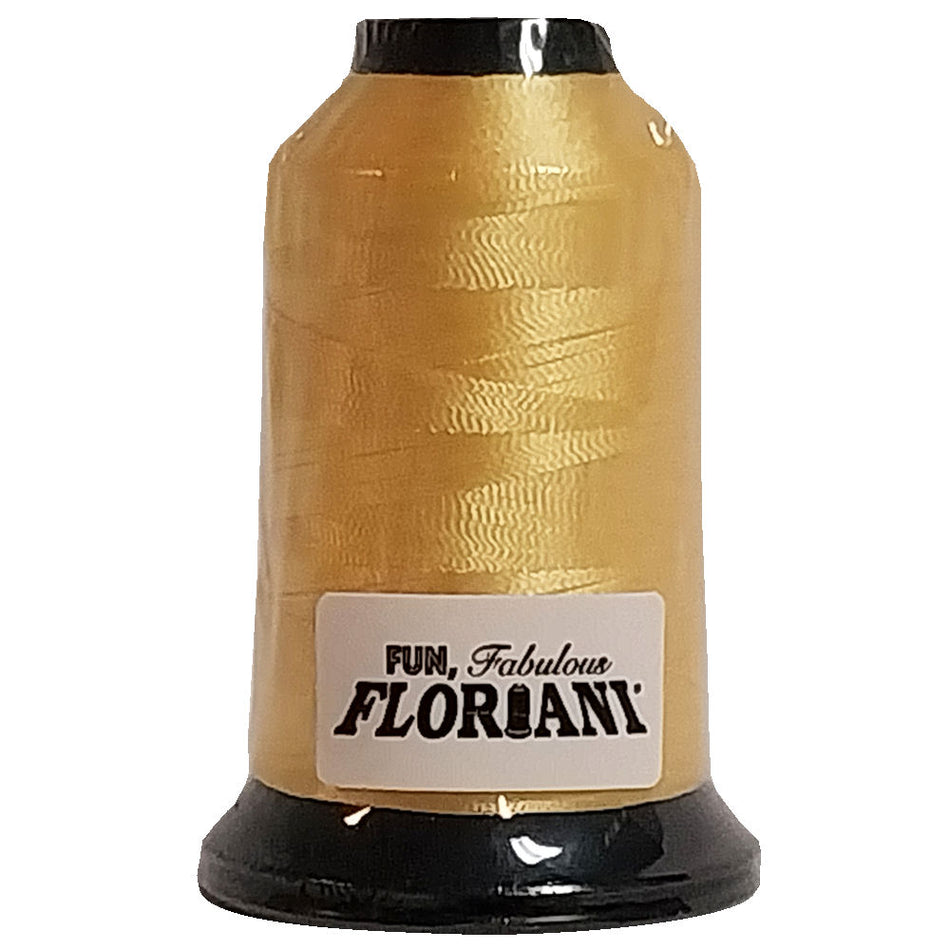 Floriani 40wt Polyester Thread 0522 Straw  1000m
