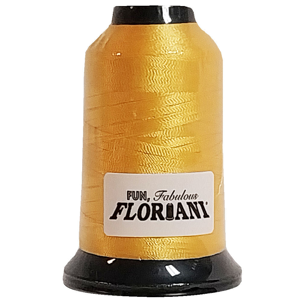 Floriani 40wt Polyester Thread 0523 Goldenrod  1000m