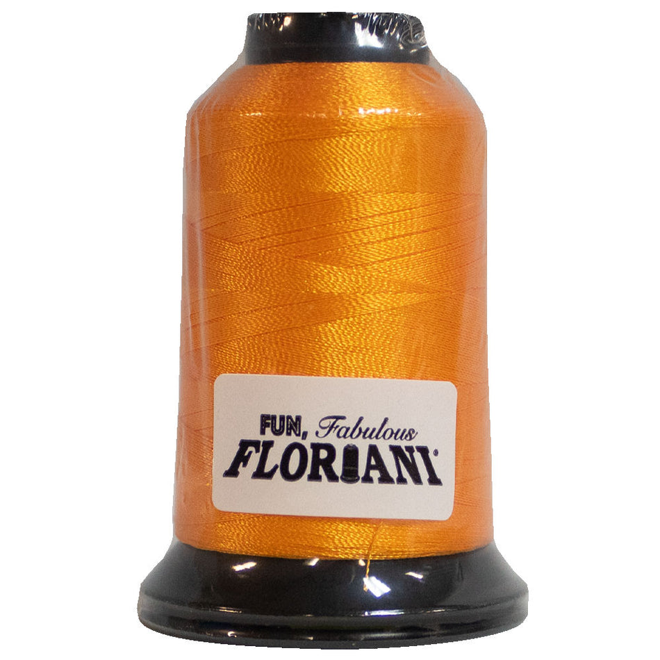 Floriani 40wt Polyester Thread 0525 Athletic Gold  1000m