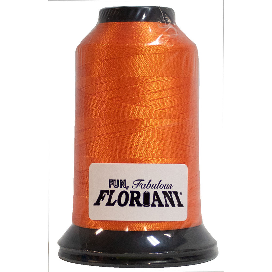 Floriani 40wt Polyester Thread 0537 Carrot  1000m