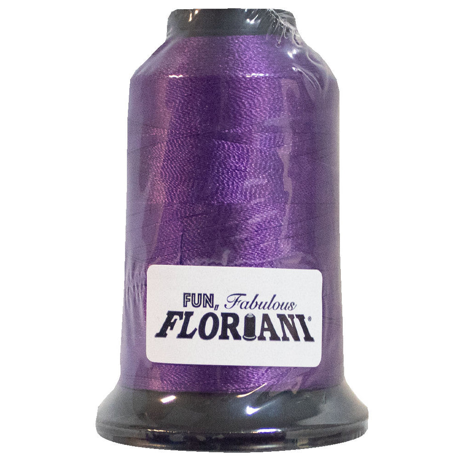 0603 Plum Pewter - Floriani 40wt Polyester Thread