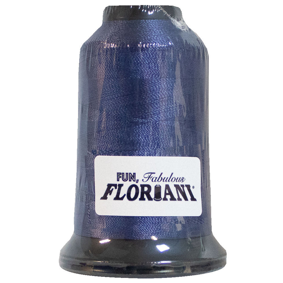 Floriani 40wt Polyester Thread 0616 Tyrian Blue  1000m