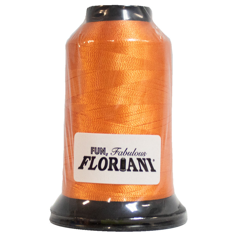 Floriani 40wt Polyester Thread 0753 Orange Peel  1000m