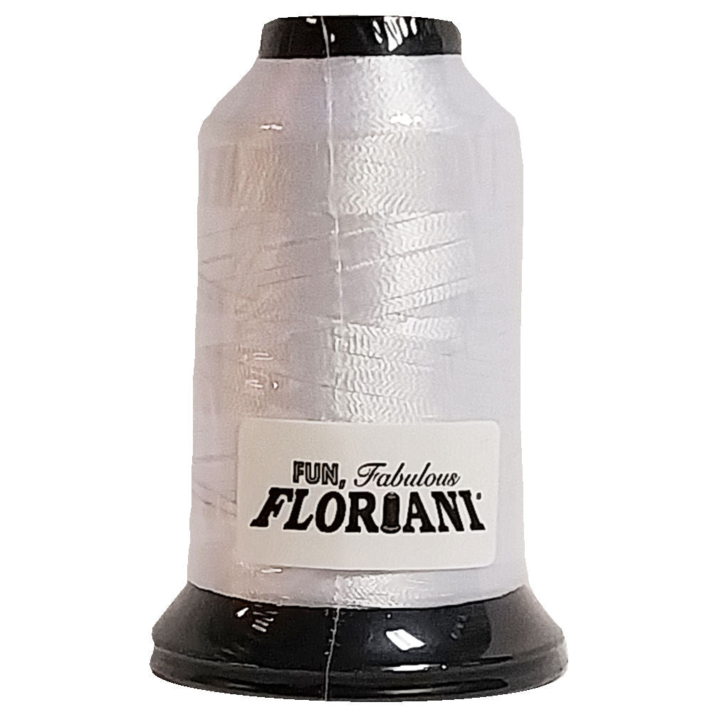 Floriani 40wt Polyester Thread 0801 Ice Cap  1000m