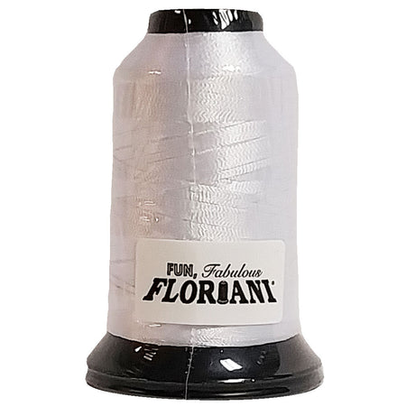 Floriani 40wt Polyester Thread 0801 Ice Cap  1000m