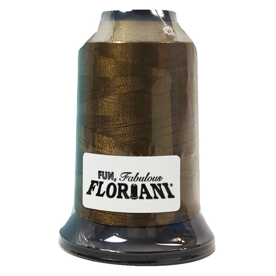 Floriani 40wt Polyester Thread 0846 Green Brown  1000m