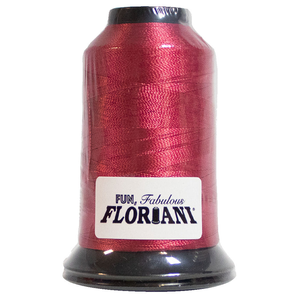 Floriani 40wt Polyester Thread 1121 China Rose  1000m