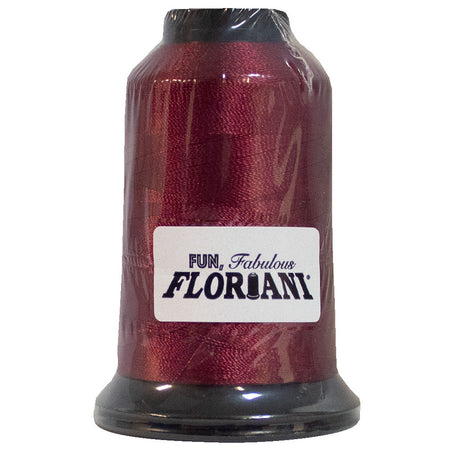 Floriani 40wt Polyester Thread 1586 Cabernet  1000m