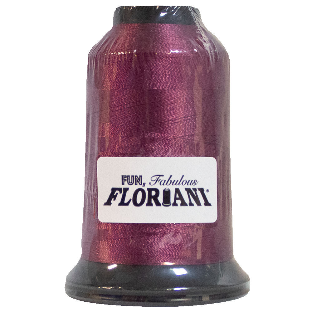 Floriani 40wt Polyester Thread 1908 Dark Pansies  1000m
