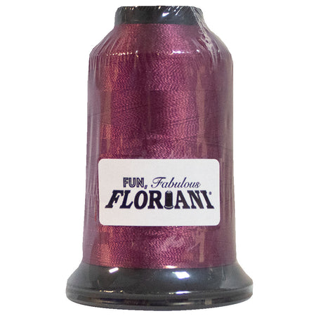 Floriani 40wt Polyester Thread 1908 Dark Pansies  1000m