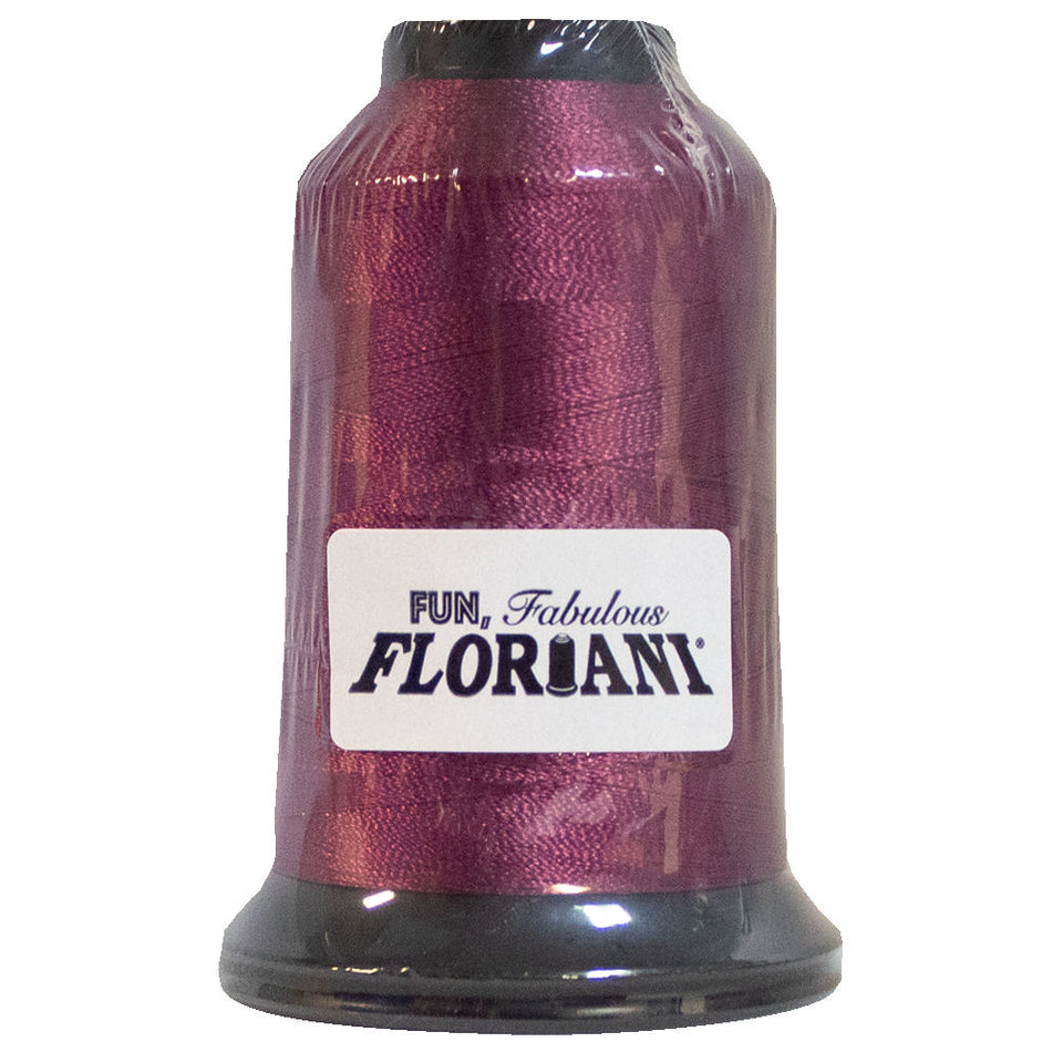 Floriani 40wt Polyester Thread 1908 Dark Pansies  1000m