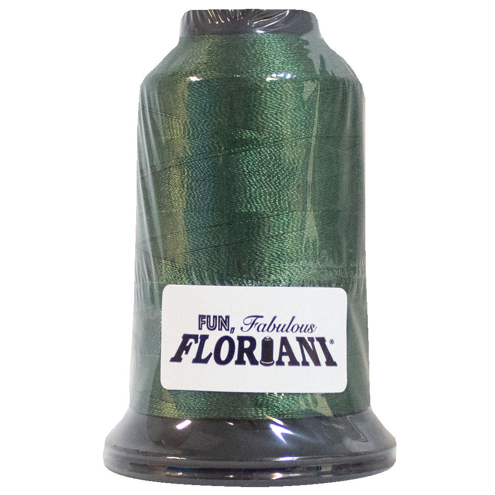 Floriani 40wt Polyester Thread 2417 Dark Grey/Green  1000m
