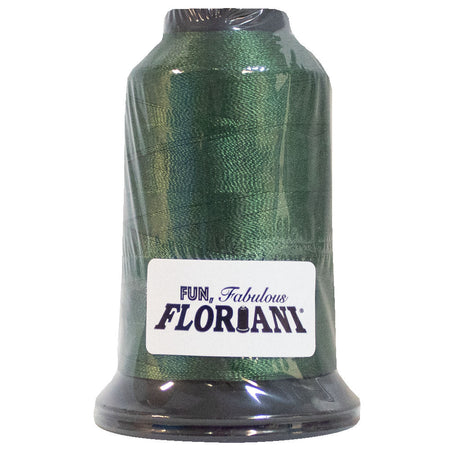 Floriani 40wt Polyester Thread 2417 Dark Grey/Green  1000m
