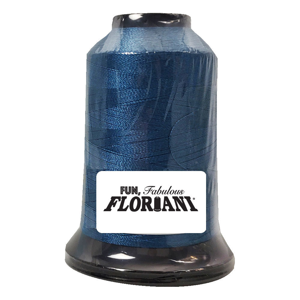 Floriani 40wt Polyester Thread 3103 Medium Green/Blue  1000m
