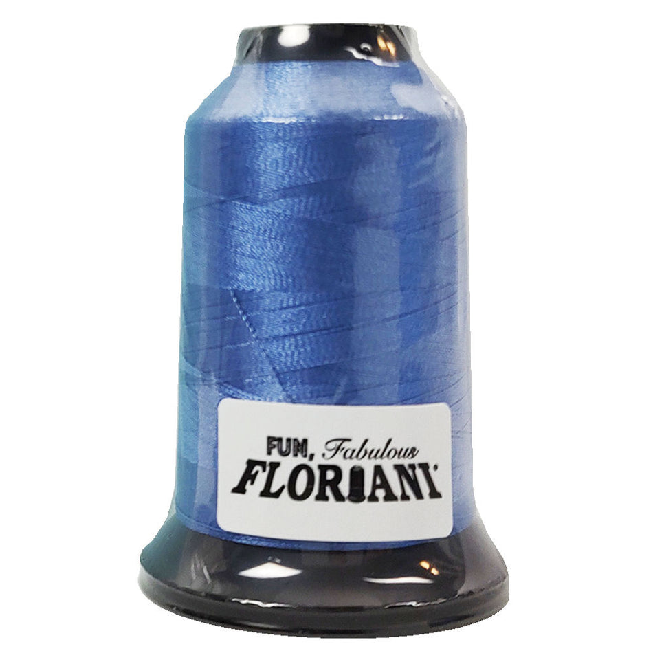 Floriani 40wt Polyester Thread 3764 Parisian Blue  1000m