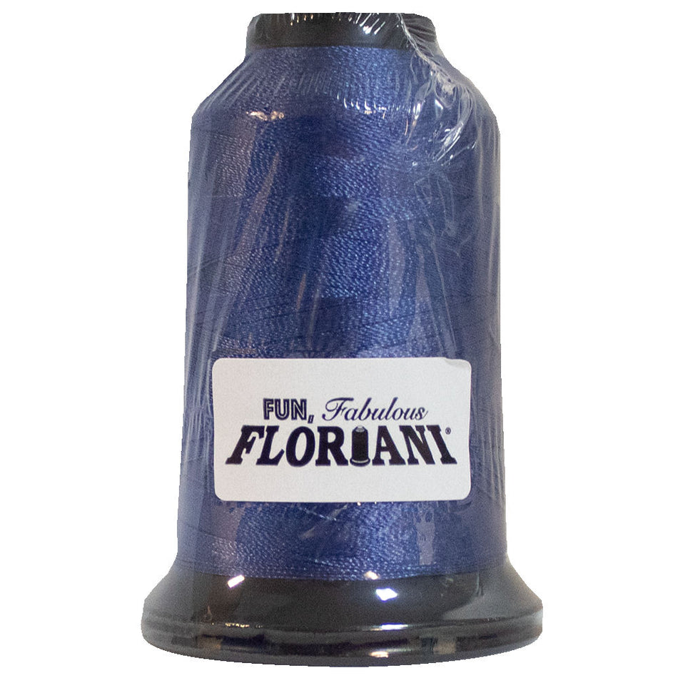 Floriani 40wt Polyester Thread 3877 Dusty Navy  1000m