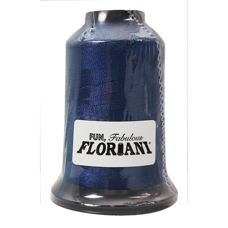 Floriani 40wt Polyester Thread 3878 Dark Navy  1000m