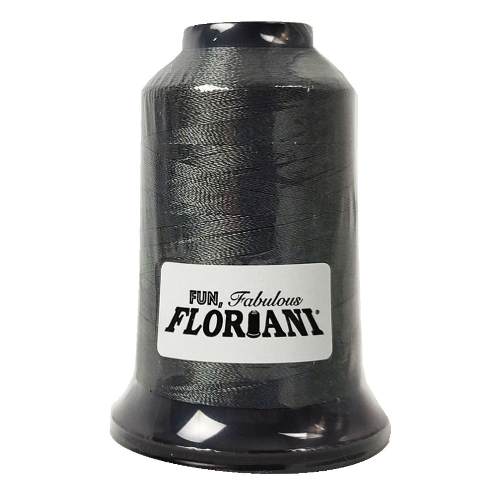 Floriani 40wt Polyester Thread 4575 Ash Gray  1000m