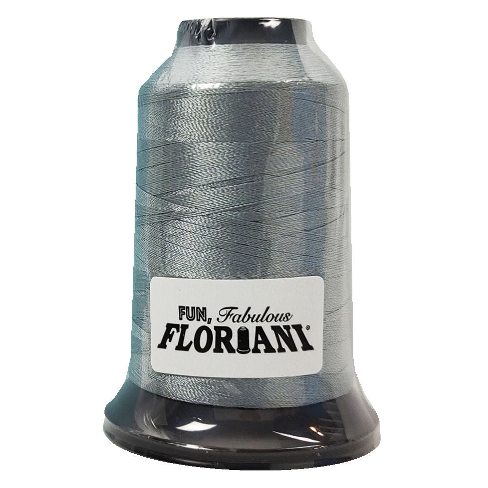 Floriani 40wt Polyester Thread 4845 Pale Grey  1000m