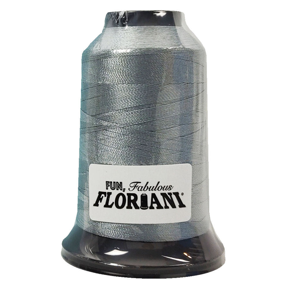 Floriani 40wt Polyester Thread 4845 Pale Grey  1000m