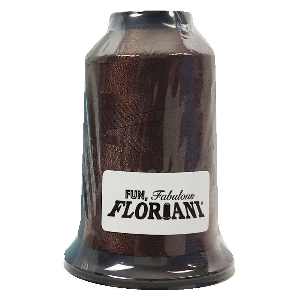 Floriani 40wt Polyester Thread 7986 Brown Stone  1000m