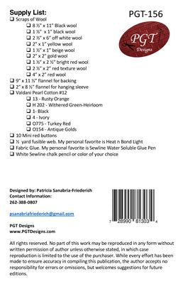 Candy Cane Cardinal Hanger Pattern