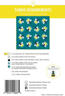 Firefly Quilt Pattern