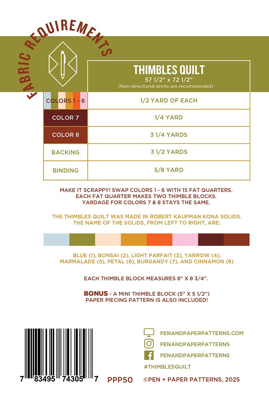 Thimbles Quilt