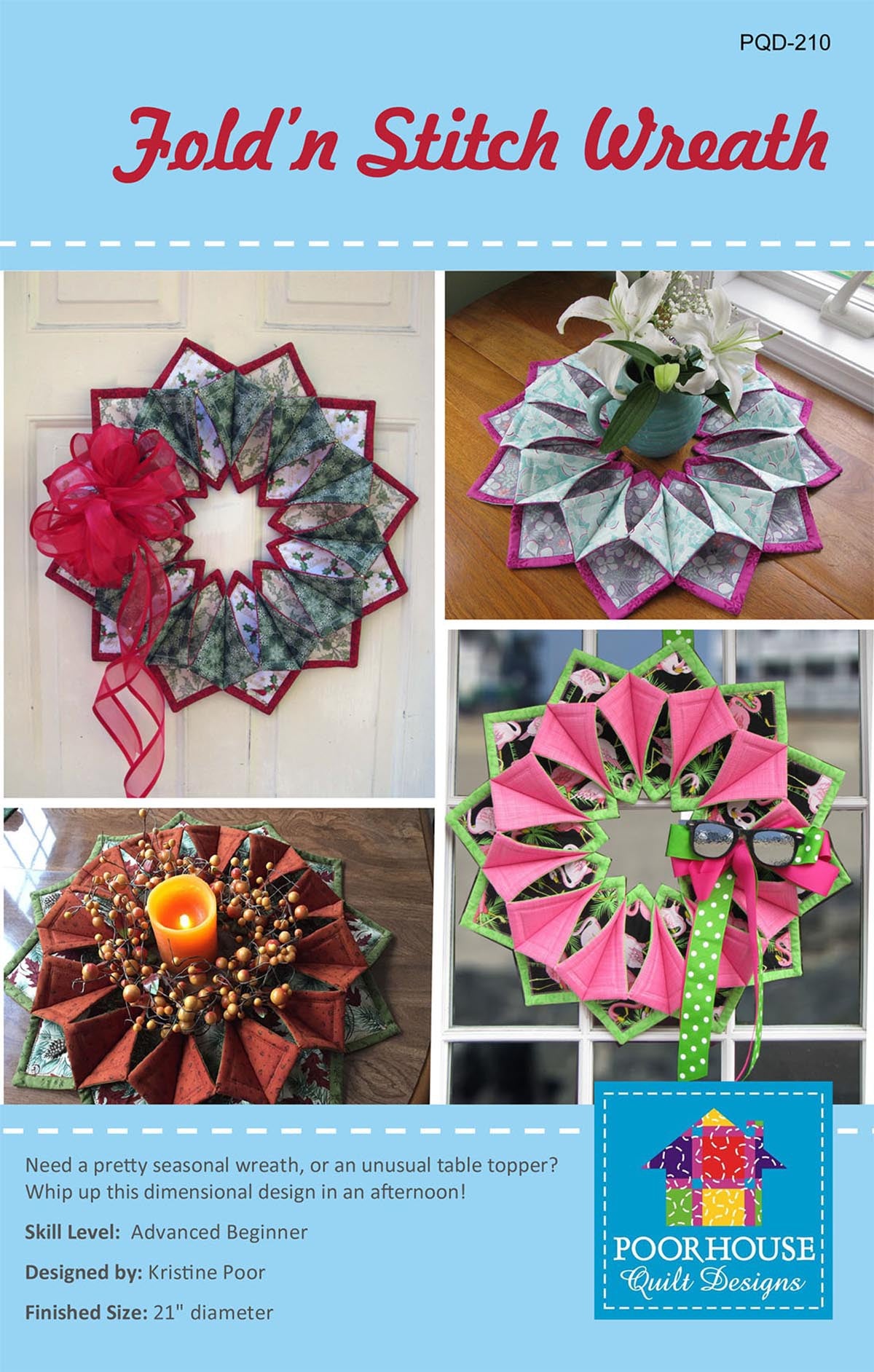 Fold-n-Stitch Wreath