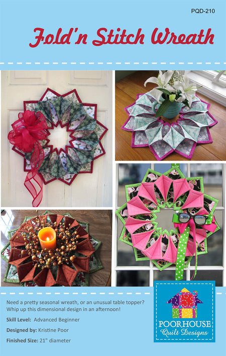 Fold-n-Stitch Wreath
