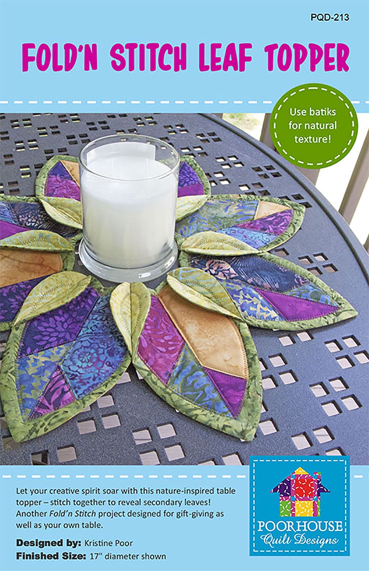 Fold 'N Stitch Leaf Topper
