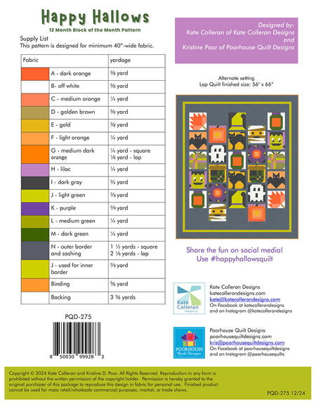 Happy Hallows Block of the Month