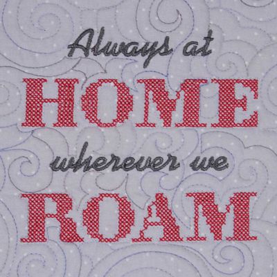 Retro Campers Machine Embroidery Quilt Pattern