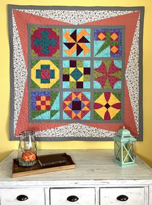 Through the Window Pane BOM Quilt Pattern