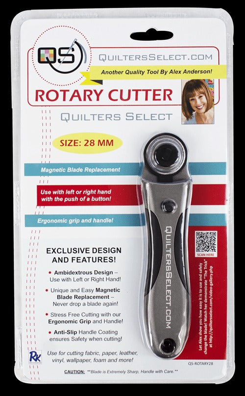 Quilters Select Rotary Cutter 28mm – Red Rock Threads