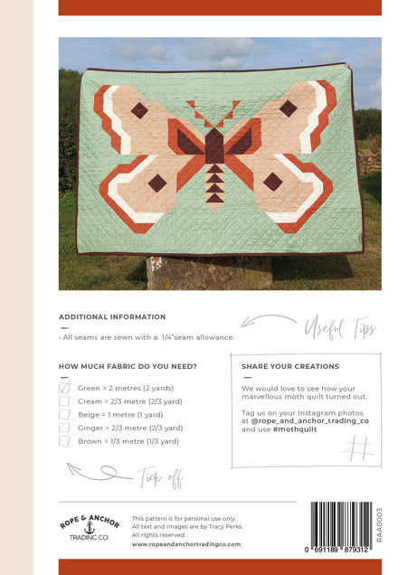 The Moth Quilt Pattern