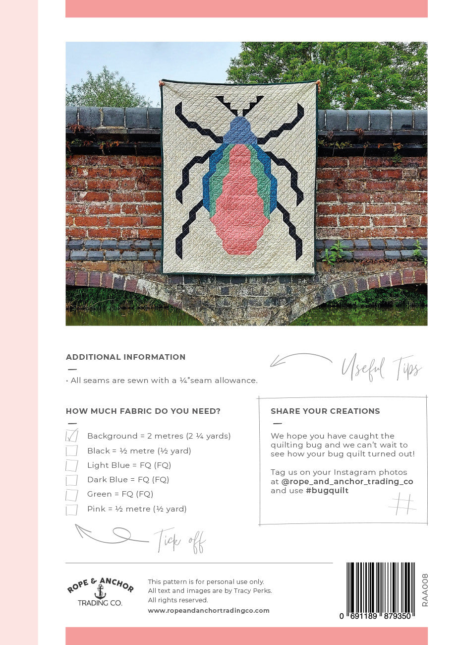 Darling Bug Quilt Pattern