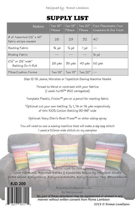 Pillows and Placemats - Coasters and Trivet Too!