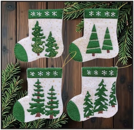 Glitzy Stocking Ornament Kit from Rachels Of Greenfield