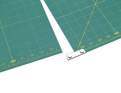 Olfa Continuous Grid Rotary Mat Set 35in x 70in Green