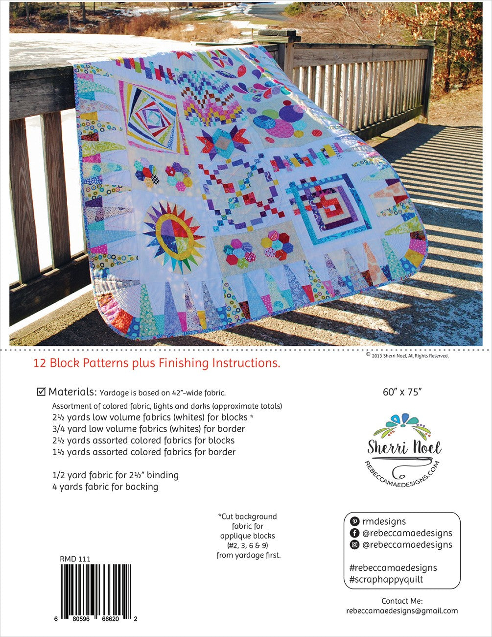 Scrap Happy Sampler BOM Quilt
