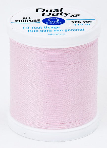 Coats and Clark XP Dual Duty Polyester Thread 125yd Light Pink #1180