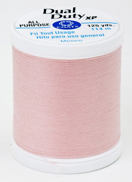Coats and Clark XP Dual Duty Polyester Thread 125yd Pink #1210