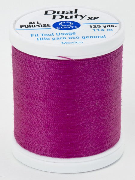 Coats and Clark XP Dual Duty Polyester Thread 125yd Red Rose #3040