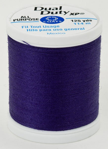Coats and Clark XP Dual Duty Polyester Thread 125yd Purple #3690