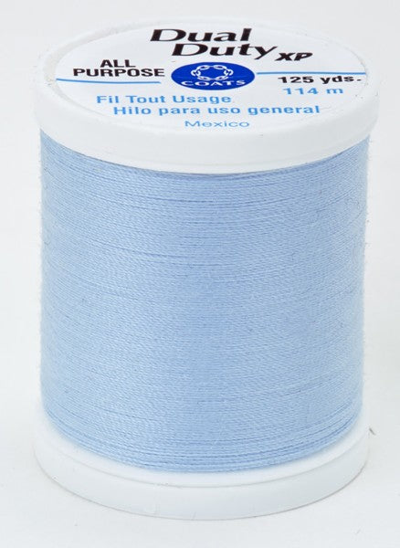 Coats and Clark XP Dual Duty Polyester Thread 125yd Icy Blue #4310