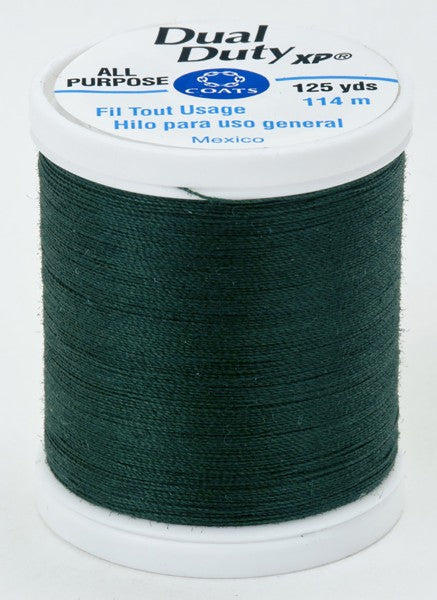 Coats and Clark XP Dual Duty Polyester Thread 125yd Forest Green #6770